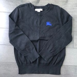 Burberry Black Logo sweater. Size 6yr